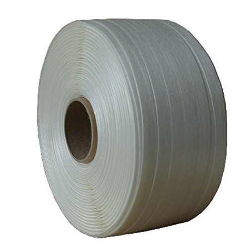Preisvergleich Produktbild 19mm Textilband Umreifungsband weiss * von unipak