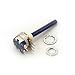 Produktbild OMEG Drehpotentiometer 6mm stehend, linear 100 kOhm mit Schalter