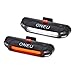 Produktbild ONEU Fahrradbeleuchtung, STVZO Fahrrad Rücklicht und Frontlicht, 100 Lm Wiederaufladbare LED Wasserdicht Sport Fahrradlicht 6-Modus (2 USB-Kabel &2 Lampe)