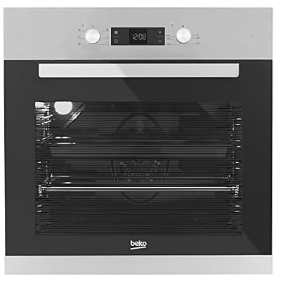 Beko BIE22300XC - Four - intégrable - largeur : 59.4 cm - profondeur : 56.7 cm - hauteur : 59.5 cm - avec système auto-nettoyant - classe A - inox