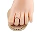 1PC Toe Straightener Single Bunion Protector Splint Hammer Toe Corrector