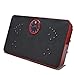 Produktbild Fitness-Vibrationsplatte Ultra Slim 200 Watt Mit Lautsprechern - Zur Gewichtsreduktion Und Gesundheits-Massage,Red