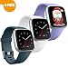Produktbild Armband für für Fitbit Versa, Fitbit-Versa-Armbänder, Ersatzarmbänder, verstellbar, aus TPU, Sportzubehör, Armband für Fitbit Versa/Fitbit Versa Special Edition, in Größe S (14 cm bis 18 cm) und L (18 cm bis 22,1 cm), 12 Farben, von Zekapu S #3 White+Slateblue+Lavender