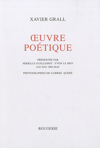 couverture de : Oeuvre po&eacute;tique