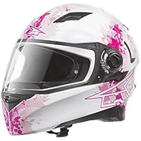 Axo - Casco RS01 con Pinlock, para mujer, talla XS, color rosa