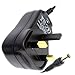 Price comparison product image Foscam Genuine 12V 2A Power Supply, PSU UK 3-Pin Plug Adapter DC (5.5x2.1mm Jack) – Black, Compatible with FI9900P/FI9961EP/FI9928P IP Cameras and More