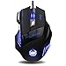 Produktbild ECHTPower Zelotes, 7 Tasten LED Gaming-Maus, optisch, ergonomisch, LED, USB, 7200DPI Gaming Maus für Pro Gamer