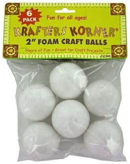Foam Craft Balls (assorted Sizes)