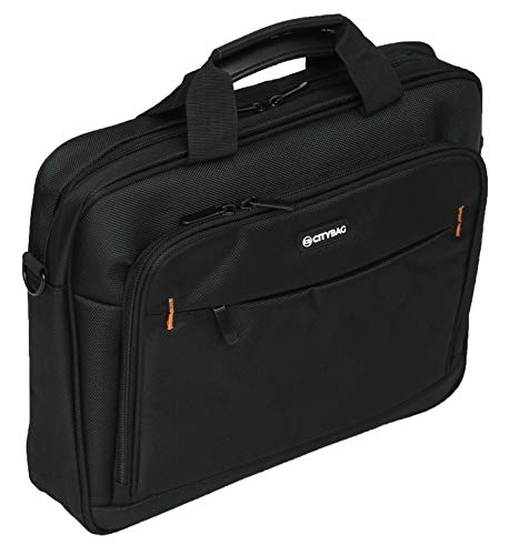 City Bag - Maletín de Estilo Ejecutivo - para portátiles y Tablets - Material de 1680 Denier - 15,6 Pulgadas