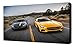 Produktbild pingoo Prints Mercedes AMG GT Paris Auto Show 2016 Roadster 30.403,8 cm Art Wand Wrap, Leinwand, mehrfarbig, 60 x 90 x 5 cm