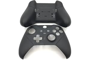 YANHAO 1 stücke Original for Xbox One Elite Series 2 Controller Ersatzgehäuse Shell Vorderseite Rückseite Fall Mittelrahmen Ersatzteile (Color : Black Black)