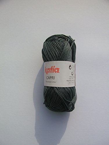 50 gr. Capri Farbe 82152, Baumwolle, Katia, Brandneu 2015, Strickwolle
