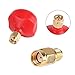 Produktbild MakerStack 5,8 GHz Mini FPV Pilz Antenne 3DBi mit SMA Buchse auf RP-SMA Stecker Adapter für FPV Goggles Sender FPV RC Drone Multicopter (rot)