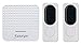 Produktbild Fanryn Solar Kabellose Türklingel Doorbell 300m Kabelloser Reichweite über 52 Chimes Funktürklingel Bell, Keine Batterie easy-Installation Tragbare Chime,Erforderlich Funkklingel Kit Wasserdicht Portable Mobile Kabellose (1 Empfänger + 2 Sender)