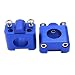 Magideal Auto HandleBar Fat Bar Mount Clamps Riser Adaptor For Racing Off Road Blue RS.1710.00
