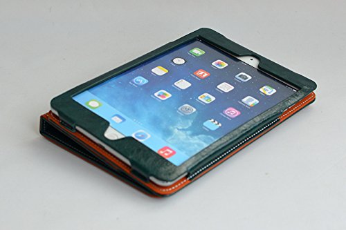 inShang ipad Mini 4 Mini4 Hülle Business-Stil Cover für iPad Mini 4 Mini4 (2015) , PU Leder Schutzhülle Ständer Smart Cover mit Super Automatische Einschlaf-/Aufwach funktion, case 360 Grad rotierende Schutzhülle mit Standfunktion - 3