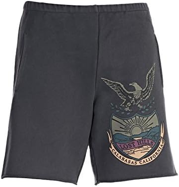 YEEZY Men's Yz6u3013iakon Black Cotton Shorts