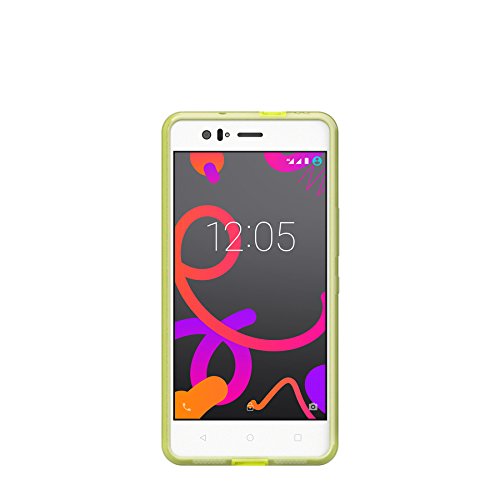 BQ M5 5 Lime Gummy - Funda para Aquaris M2017 M5 5  color lima