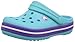 Crocs Crocband Kids, Unisex-Baby Clogs, Blue (Pool/Neon Purple), 8/9 UK Child
