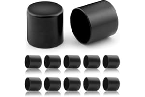 ‎GANZOO Ganzoo Endkappen aus Metall / 10er Set/für 10mm PPM Seil, Tau, Schmuck, Kordelende bei Hundeleine, Halsband, Kette, Farbe: Schwarz