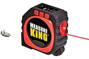 SHOP-STORY SHOP STORY - Nastro metro digitale 3 in 1, corda per misurare roller e laser, misura King