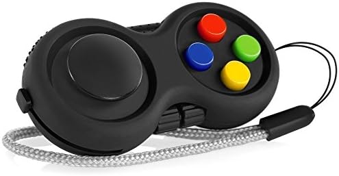 Lachmann Fidget Pad Toy Cube Given ANTIESTRES FIDGET CUBE TOY 2.0 Relaxing Toy EXCELLENT QUALITY Nerves Anti Anxiety Kids Hyperactive Restless Hands ADD / ADHD Autism Children Adults Sides Buttons Excellent Quality Large COLOR BLACK