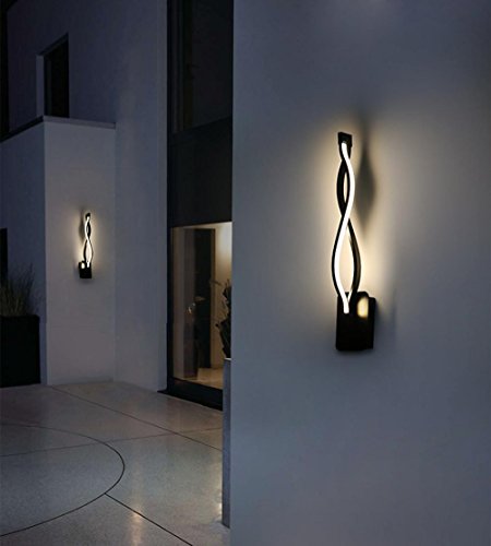 Preisvergleich Produktbild Wandleuchten LED-Persönlichkeit Lampen, Spiegelleuchten, Seeksung Moderne Korridor Treppenbeleuchtung 3200k, einfache Schlafzimmer Wohnzimmer Nachtlicht 16,8W (Größe: 8cm * 6cm * 47cm)