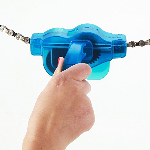 Witasm Fahrrad Kettenreinigungsgerät mit Ritzelbürste Fahrrad Kettenreiniger Set für Zahnkranz und Kettenreinigung Cycling Bike Bicycle Chain Cleaner - 4