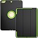 Produktbild CHEETOP Hybrid-PU-LEDer-TPU-Schutzhülle, 3-layer-ganzkrperschutz Smart Cover Auto Schlafen Aufwachen Stand Abdeckung für New iPad 9.7 2018/2017 (Grün)