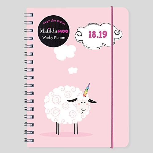 Matilda MOO 2018-19 A6 Weekly Polyprop Mid Year Diary - Baanicorn
