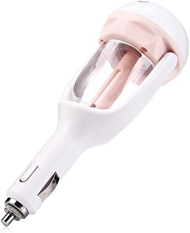 Car Humidifier, Komrt Mini Aroma Diffuser Air Freshener Purifier Aromatherapy Mist Maker with 180 Degree Rotation, Suit for Water Soluble Essential Oils, Water