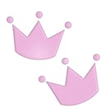 Träumeland TT12502 Bettwäsche Krönchen, 2-teilig, 100 x 135 cm, rosa - 3