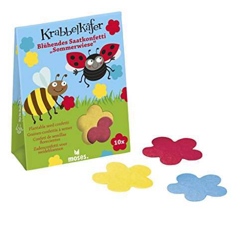 Preisvergleich Produktbild Moses 16070 - Krabbelkäfer Blühendes Saatkonfetti Sommerwiese, mehrfarbig