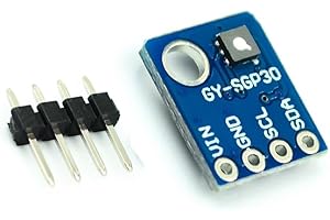 Hailege SGP30 eCO2 TVOC Capteur de dioxyde de carbone Détecteur de surveillance de la qualité de l’air Capteur de dioxyde de carbone au formaldéhyde Moniteur d’air intérieur GY-SGP30