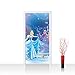 Produktbild Vlies Türtapete 91x211 cm PREMIUM PLUS Tür Fototapete Türposter Türpanel Foto Tapete Bild - DISNEY Cinderella Fee Jaques Karli Prinzessin Zauber Märchen - no. 783