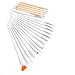 Tinksky 20pcs Nail Art Design Painting Detailing Pen Brushes Dotting Pens Tools