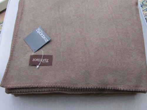 Zoeppritz Soft-Fleece Decke smoke, 160x200 cm