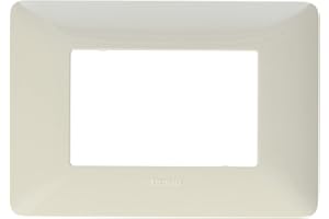 BTicino 3 Module Faceplate, beige, AM4803BCD