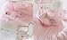 Baby girl pink white luxury nursery cot crib bumper protection Anastasia