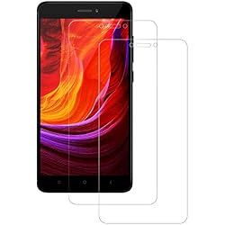 POOPHUNS 2-Unidades Cristal Templado Xiaomi Redmi Note 4/Note 4X, Protector de Pantalla Cristal Vidrio Templado Premium para Xiaomi Redmi Note 4/Note 4X, 9H Vidrio Real, Huellas Dactilares Libre