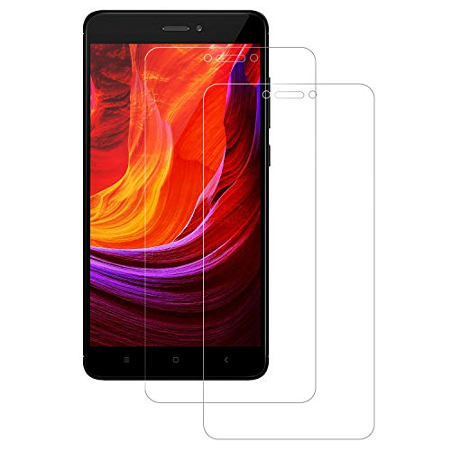 POOPHUNS 2-Unidades Cristal Templado Xiaomi Redmi Note 4/Note 4X, Protector de Pantalla Cristal Vidrio Templado Premium para Xiaomi Redmi Note 4/Note 4X, 9H Vidrio Real, Huellas Dactilares Libre