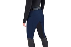 CLSSLVVBN Pantalon d'équitation résistant aux déchirures, Coutures Fines et sans Perte, Pantalon d'équitation en Polyester résistant à l'usure, durabilité, Bleu foncé M
