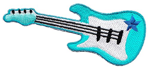 E-Bass Gitarre Aufnäher Bügelbild Patch Applikation