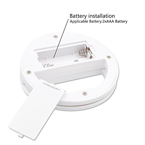 36Â LED Selfie luce Ring, Yica foto luce Selfie Enhancing notte fotocamera frontale luce per smartphone e tablet con 3Â Livelli di LuminositÃ 