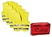 Produktbild SECOTEC DIN 13164 Pannenset 5-Teilig; 4 Warnwesten Größe XL gelb; und 1x KFZ Verbandtasche; erste hilfe set auto