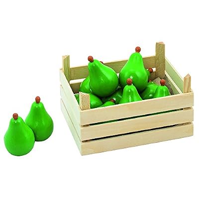 Goki - 2040780 - Jeu D'imitation - Commerçant - Poires Dans Une Caisse De Fruits