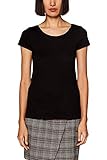 Vielseitig kombinierbar edc by ESPRIT Damen 128CC1K009 T-Shirt Schwarz (Black 001) Small (Herstellergröße: S)
