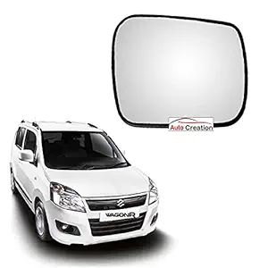 Auto Creation - Right Side View Mirror Glass for Maruti Wagon-R VXI 2011-2018 Model