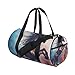 Produktbild TIZORAX schwarz Einhorn Tanzen Platz Malen Fitnessraum Duffle Bag Drum Tote Reisetasche Rooftop Rack Tasche