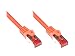 Produktbild Good Connections Cat. 6 Ethernet LAN Patchkabel mit Rastnasenschutz RNS, S/FTP, PiMF, PVC, 250Mhz, Gigabit-fähig (10/100/1000-Base-T Ethernet Netzwerke), für Patchfelder, Patchpanels, Switch, Router, Modems, orange, 0,25m